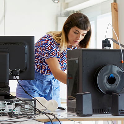 Female IT Technician