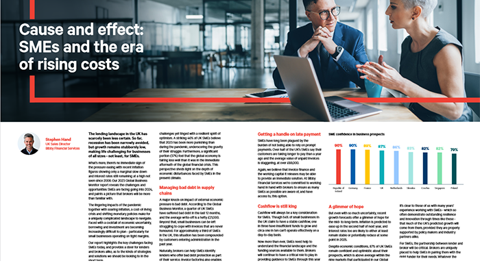 Cause and effect – SMEs and the era of rising costs