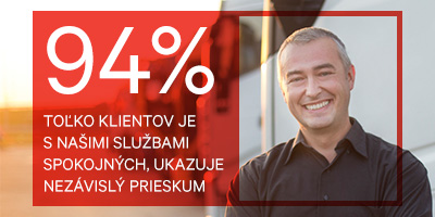 97 % českých klientů je s našimi službami spokojeno