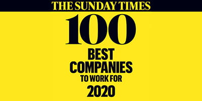 Sunday Times 100 Best Companies 2020 logo