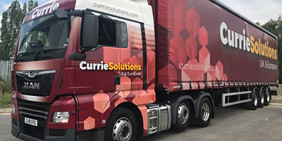 Currie Solutions lorry