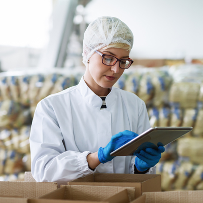 woman in factory